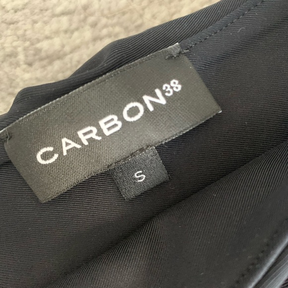 Carbon38 Off-Should Ruffle Workout Top/Bra Small - Picture 4 of 6